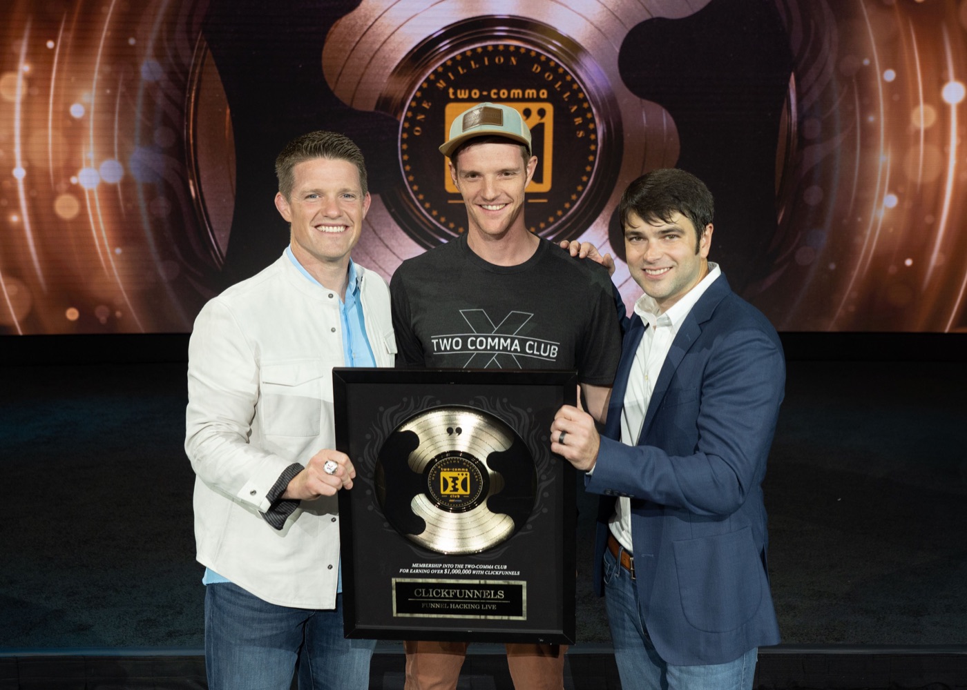 Christian with a Two Comma Club award in 2023