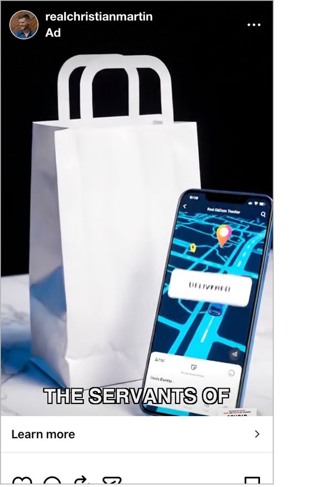 Instagram ad from realchristianmartin